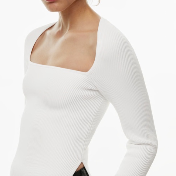 Babaton White "Cultural" Long Sleeve, sz. S - Picture 1 of 2